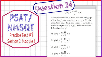 PSAT / NMSQT Question 24 from  Practice Test 1 Section 2 Module 1