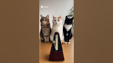 Cats Move in Sync with Metronome Beat