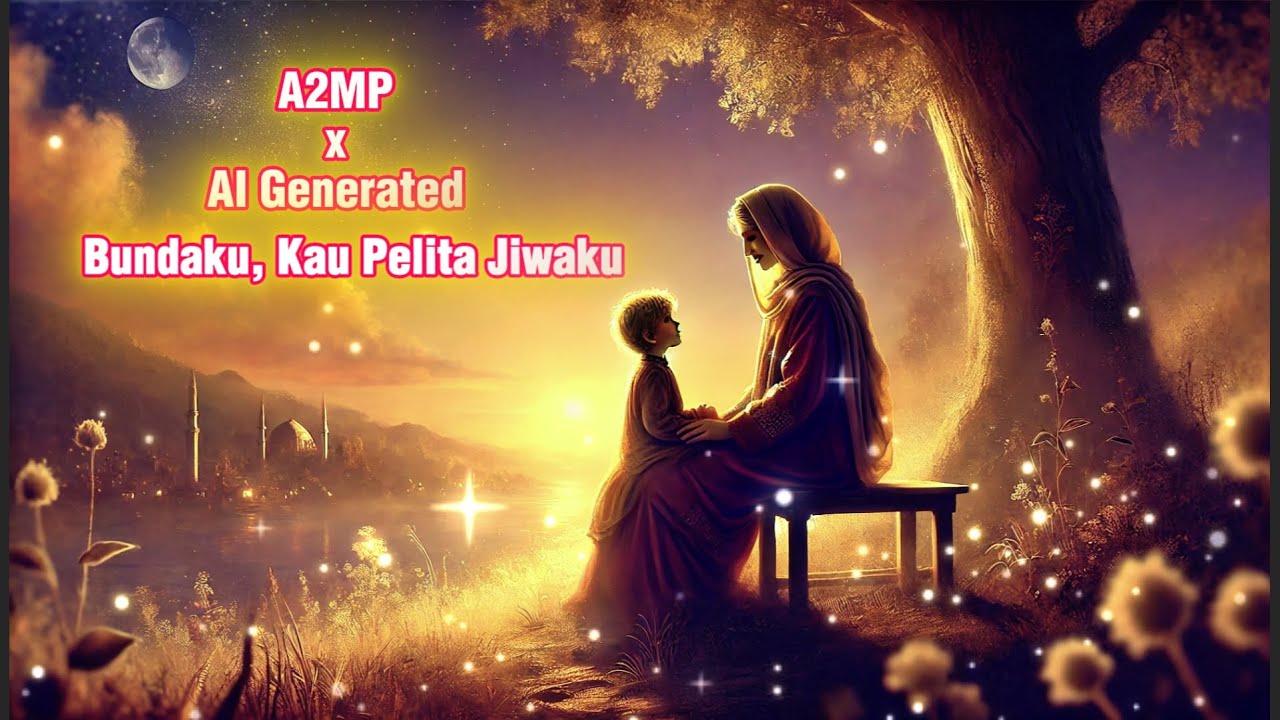 A2MP x AI Generated | Bundaku Kau Pelita Jiwaku (Official Lyric Video ...