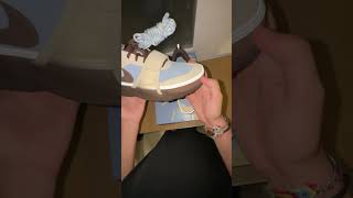 Cool, bold, and ready to stand out with the Travis Scott Leche Blue 💙👟  #lecheblue #travisscott