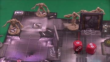 DOOM the Board Game - Tutorial Mission Round 1 (by Black Belt Gaming)