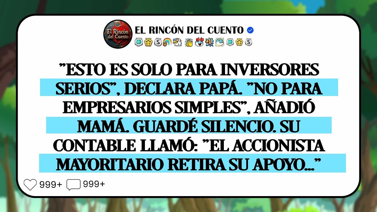 Mi Familia Rechazó Mi Oferta De 750 Mil; Ahora Soy Su Inversor Anónimo De 5,2m.