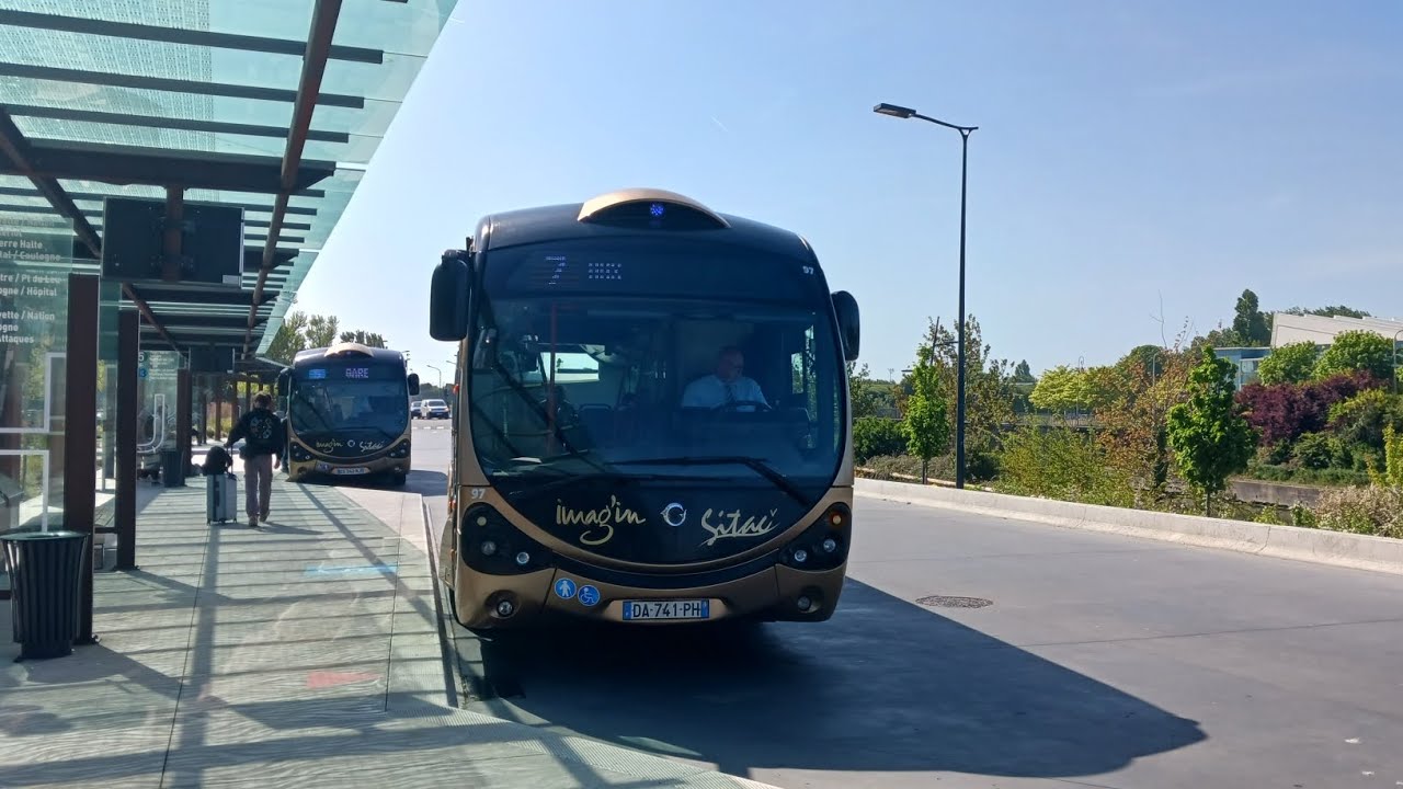 imag'in  compilation en gare de Calais ville heuliez GX 327 427 Mercedes-Benz citaro facelift iveco