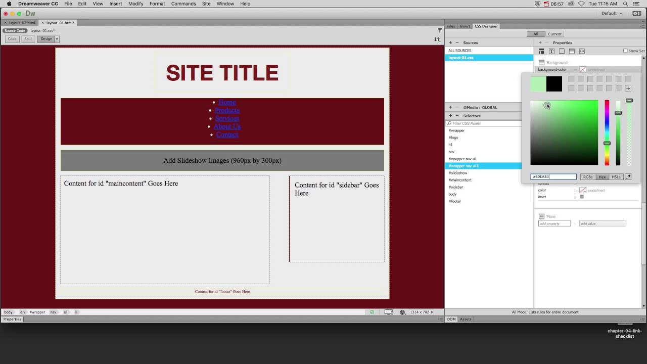 HTML - Basic CSS Navigation - YouTube