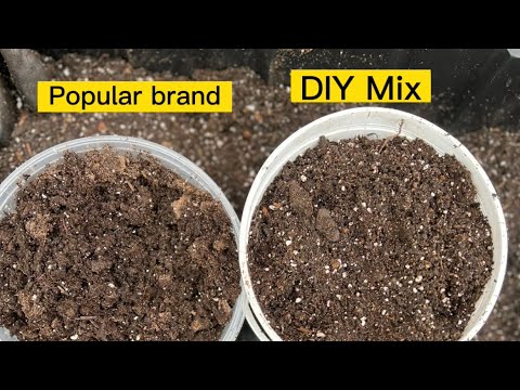 How to save money & make DIY potting soil at home!For Cotainers/potting ...