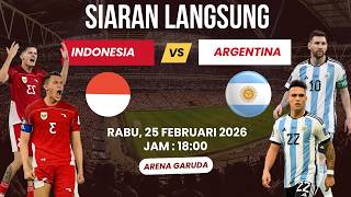 Download Lagu SIARAN LANGSUNG‼️Indonesia Vs Argentina - International Friendly Match - Live Di Gelora Bung Karno MP3