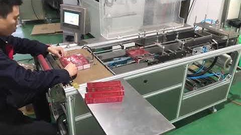 Carton box Bundle wrap/Perfum/ Cosmetics /Semi auto overwrapping machine/ SICIAUTO