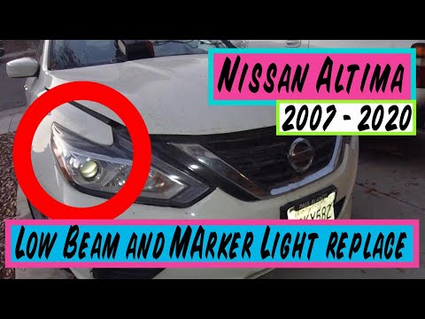 ⫷ Headlight Headlight Halogen low beam Bulb, Corner Light. 13-16 Nissan Altima Sedan H11,168 ⫸