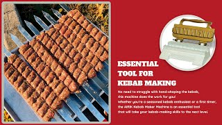 Easy Kebab Maker, Make Koobideh, Adana, Shami Kabab Using Kabab Maker Machine