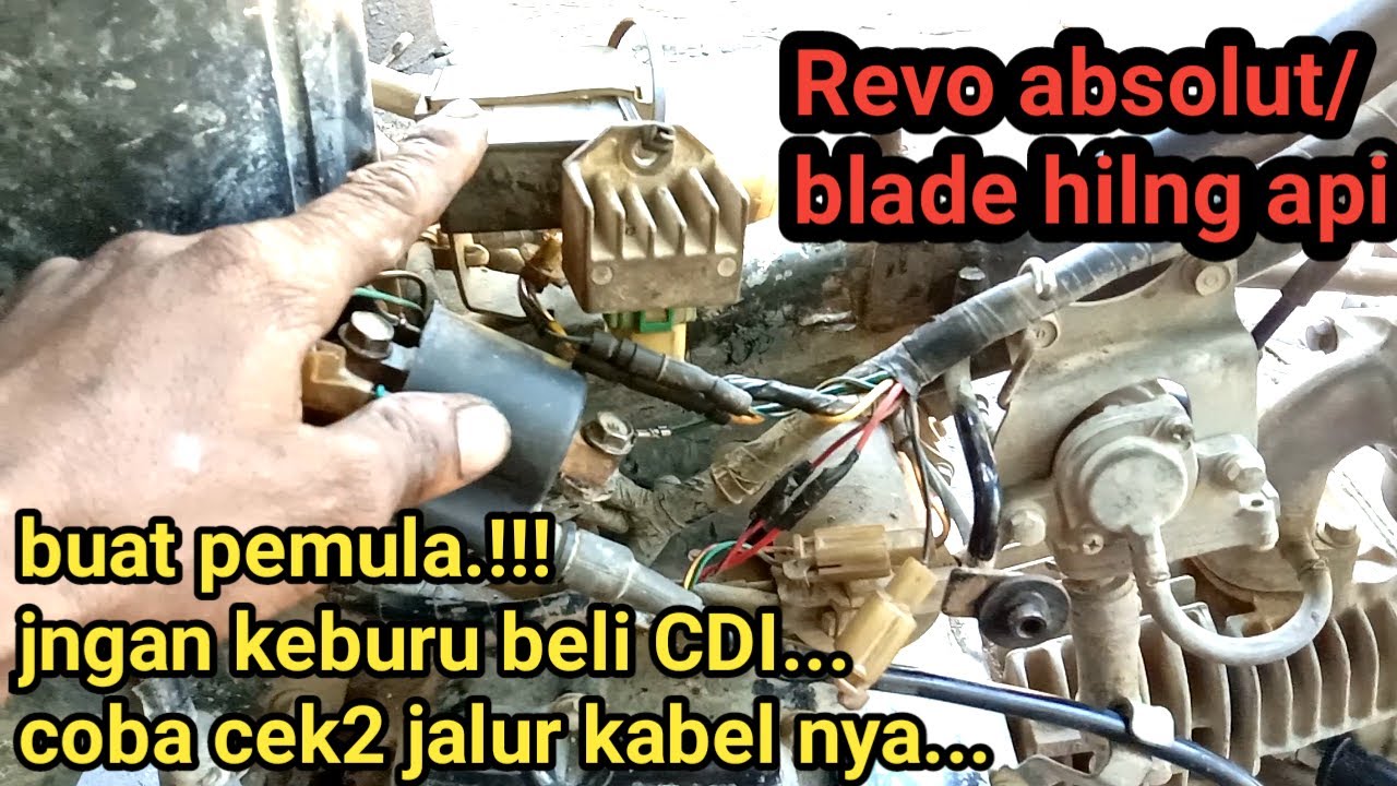 Honda Blade/Revo absolut hilng api jngan keburu beli cdi