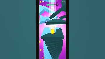 Drop Stack Ball Game Level 136 - short video - More Gaming