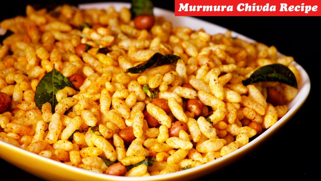 5 Minute Recipes Light Snack Roasted Murmura Chivda Recipe Namkeen Teatime Snack Murmura Recipe Youtube