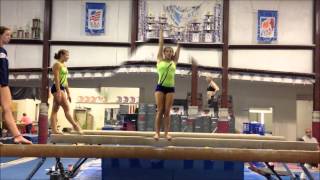 switch leg leap 3/4 straddle