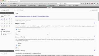 Quick Guide - Quizzes: Viewing a Student's Submission before it is Submitted