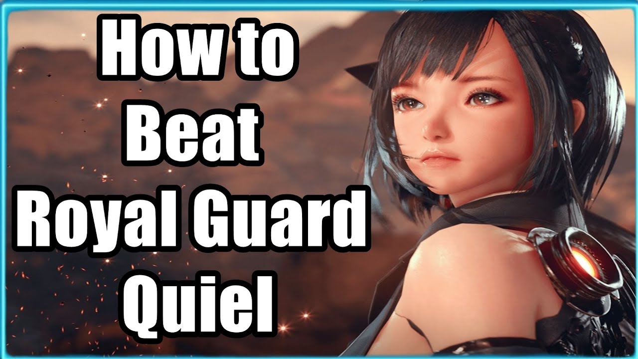 Stellar Blade How to Beat Royal Guard Quiel - YouTube