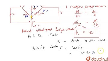 In the adjoining circuit, the current I drawn from the 5 volt source will be  | CLASS 12 | CURRE...
