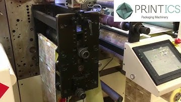 VIDEO PRINTICS U37020919 NILPETER FA3300 7 COLOR COMPLETE MANUFACTURING LINE FOR LABELS