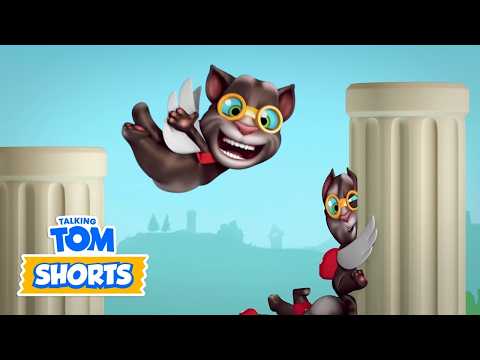 Talking Tom 🐱 En Yüksek Puan Kimin? Tom Oyunda Uçuyor! 🎮 Çocuklar İçin Çizgi Filmler