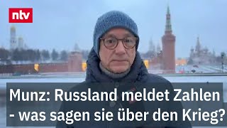 Munz Russland Meldet Zahlen - Was Sagen Sie Über Den Krieg? - 2,3 Millionen Klingt Viel Ntv