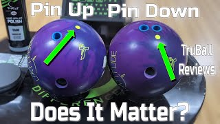 PIN UP Vs. PIN DOWN | BOWLING  BALL LAYOUT COMPARISON - TruBall Reviews