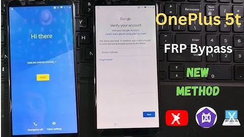 OnePlus 5t FRP Bypass || easy method