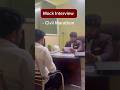 🔥 Mock Interview Success Story 🚧 #viral #civilengineer #shorts