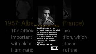 Nobel Laureates in literature (part 6) #darkacademia #jrf #history #net