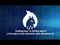 Python Unit Test Automation with BaseRock AI in VS Code