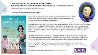 Dorit Oliver-Wolff (BEM) - 'Pop Star, Pin-up and Holocaust Survivor'