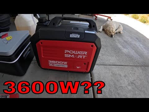 Testing The New Power Smart 3600w Generator....489.99$$$
