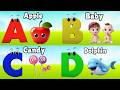 ABC Phonics Song - Toddler Learning Video Songs , A for Apple , Nursery Rhymes , Alphabet song