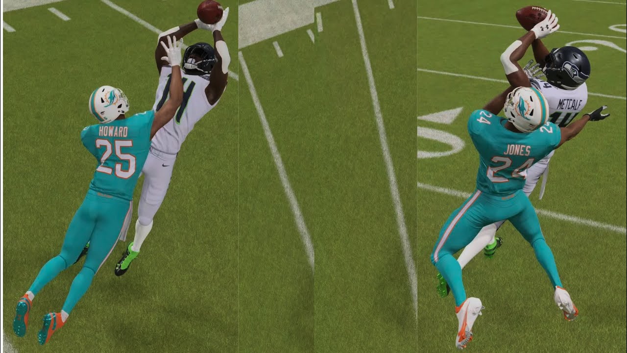 Xavien Howard & Byron Jones vs D.K Metcalf | Madden 21 H2H Online | 4K60FPS HDR