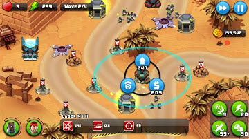 Alien Creeps TD - Challenges Level 57-Pyramid Schemes - Easy