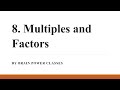 Class 5 //Maths //Solutions //Chapter 8 Multiples and Factors //Problem Set 32,33,34, and 35.