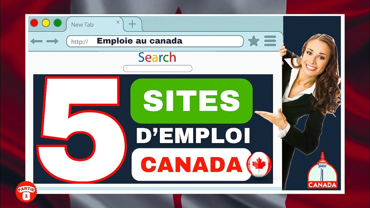 Obtenir un Emploi au Canada, 5 Sites de recrutement - YouTube