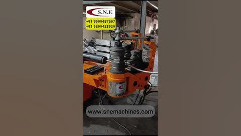 CNC PIPE BENDING MACHINE MADE BY SNE. FOR MORE DETAILS CALL US ON 9999457597, 9899453939