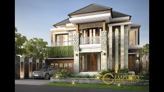 Jasa Arsitek Desain Rumah Villa Bali Tropis Ibu Dewi di Bandung