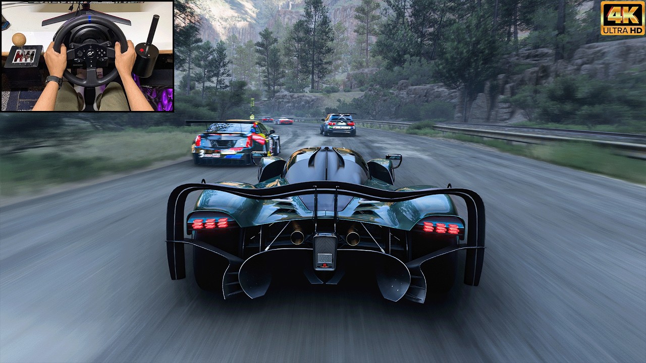 Aston Martin Valkyrie AMR PRO VS Hypercars - Forza Horizon 5 | Thrustaster T300 RS