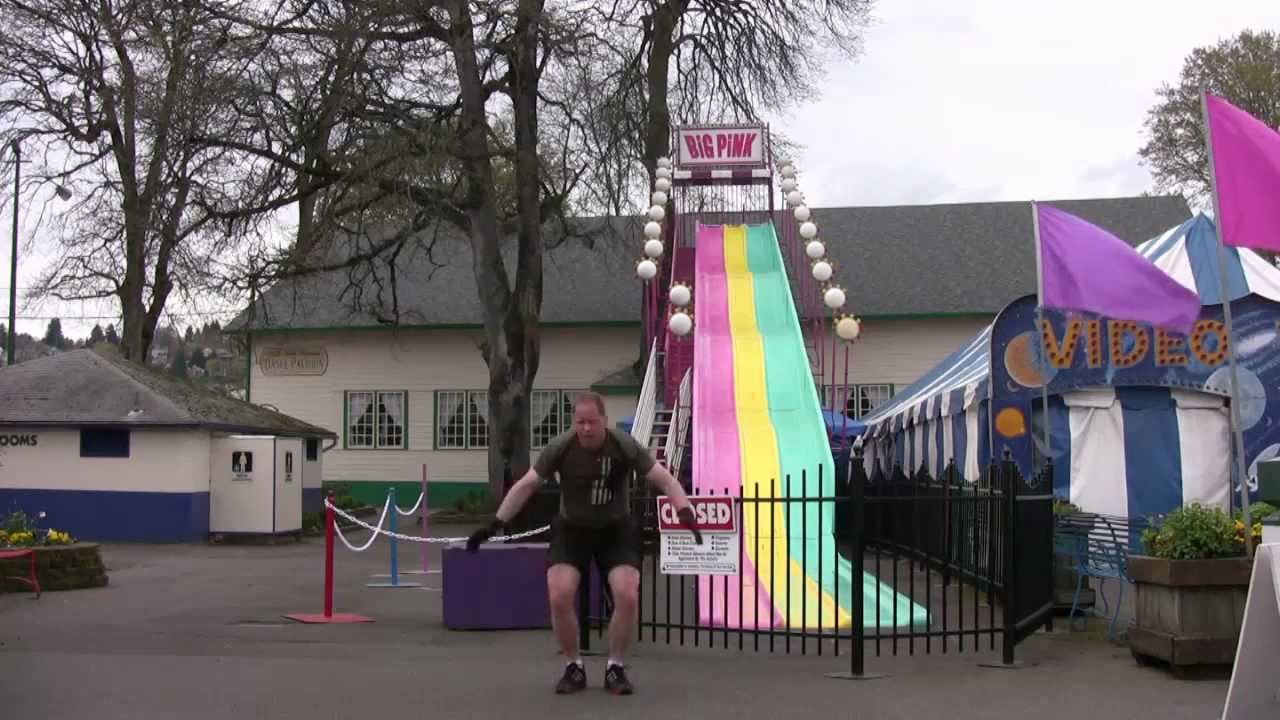 day 101 of 366 burpee challenge for MS at Oaks Park