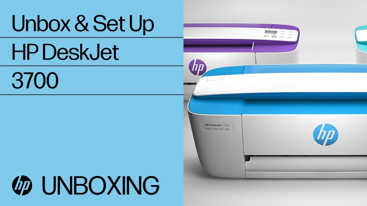 HP DeskJet 3700 All-in-One Printer HP® Support