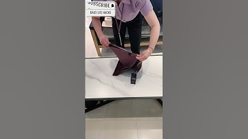 The fastest way to fold clothes 19 #clothfolding #shorts #foldinghacks