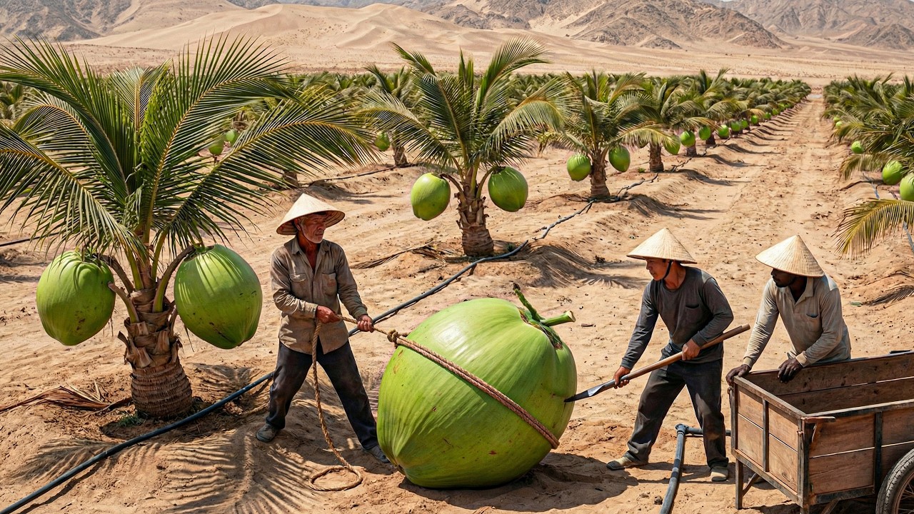 Họ Trồng Cây Dừa Trong Sa Mạc Nóng Nhất – Và Cái Kết Khiến Cả Thế Giới Sững Sờ!