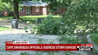 Cape Girardeau officials address storm damage Cape Girardeau officials address storm damage