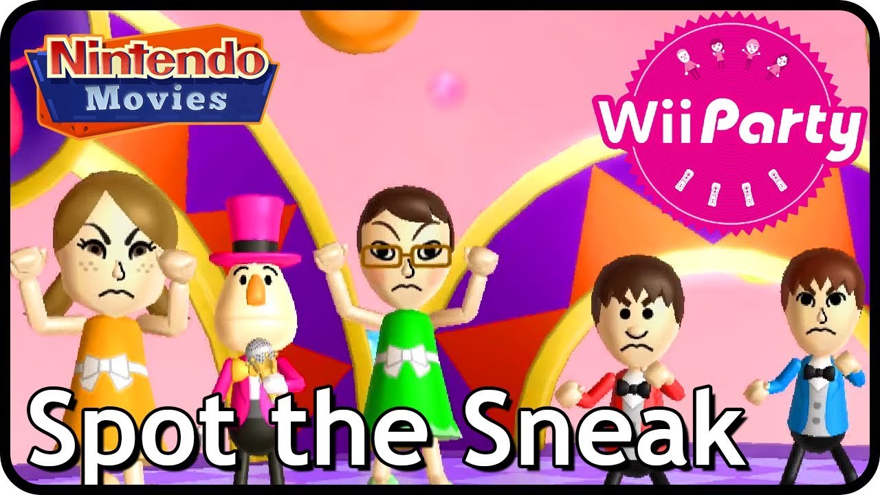 Wii Party: Rule Reversal / Spot the Sneak (2 players, Master Difficulty)