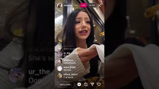 12/3/23-MELANIE NEW BOYFRIEND? forealcacagirl live insta eating out w friends