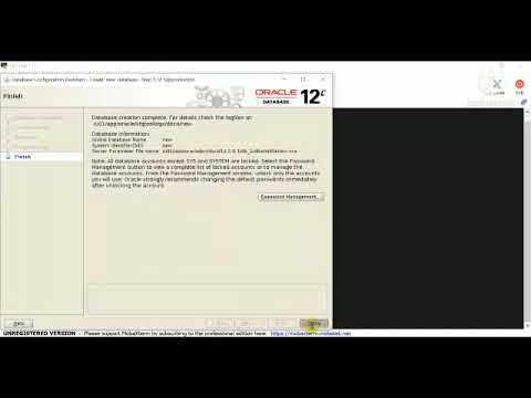 Database creation using DBCA GUI mode and DBCA silent mode.
