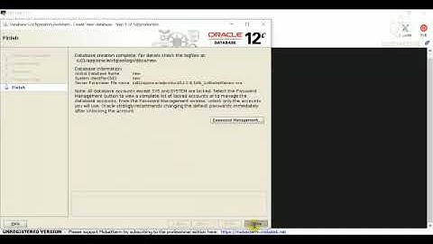 Database creation using DBCA GUI mode and DBCA silent mode.