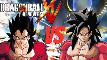 Dragon Ball Xenoverse - SSJ4 Goku Vs. SSJ4 Vegeta [1440p HD]