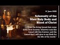 June 14 Corpus Christi Sunday Healing Mass Online/Video-Conferencing | Fr Mario Sobrejuanite