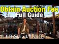 007 First Light: How to OBTAIN AUCTION FEE
